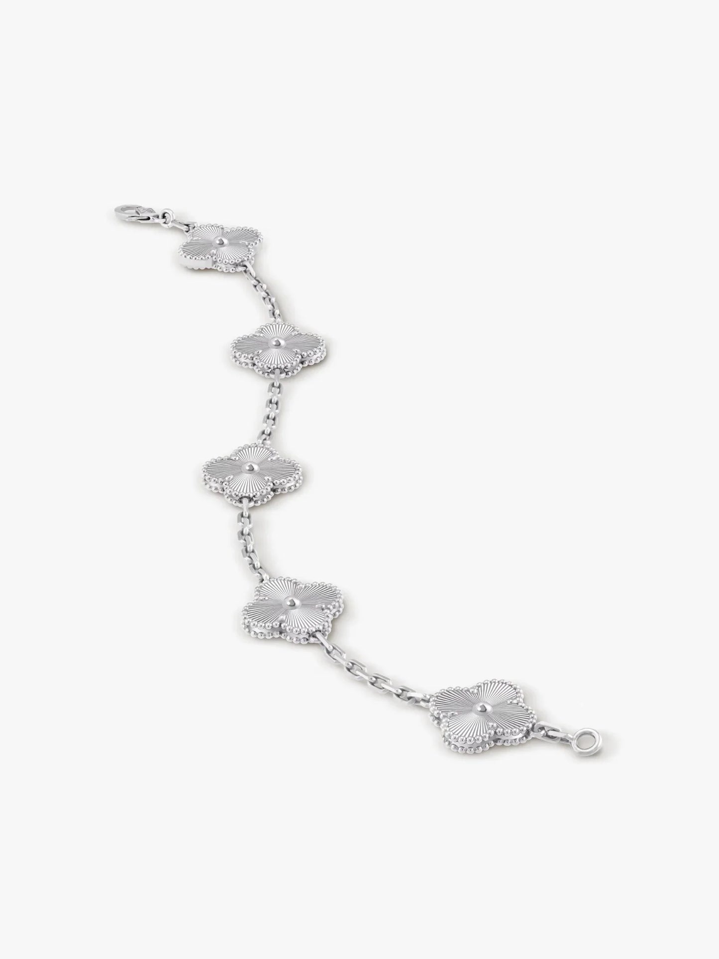Clover white - Armband
