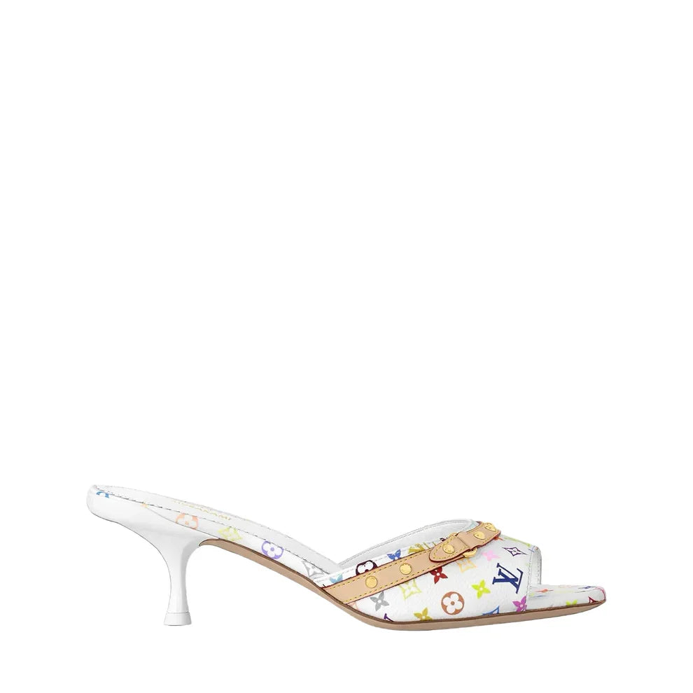 "LV" Kitten Heels