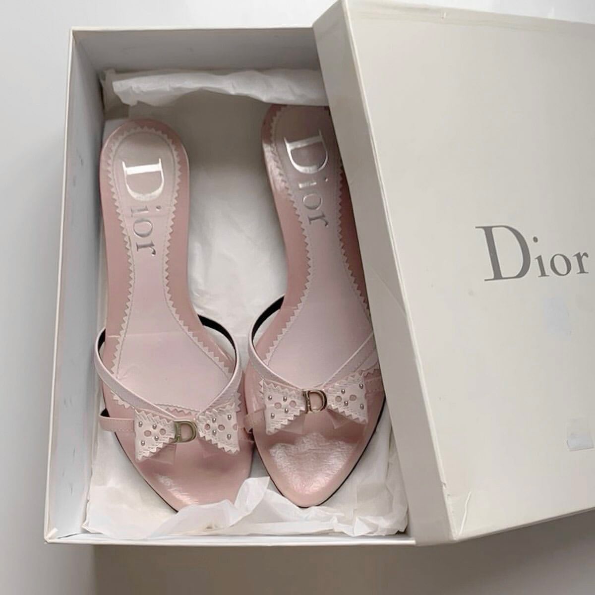 D PINK BIW LEATHER HEELS