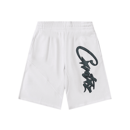 Rules the World White Shorts