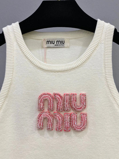 PINK LETTERS TANK TOP