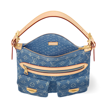 VINTAGE DENIM MESSENGER BAG
