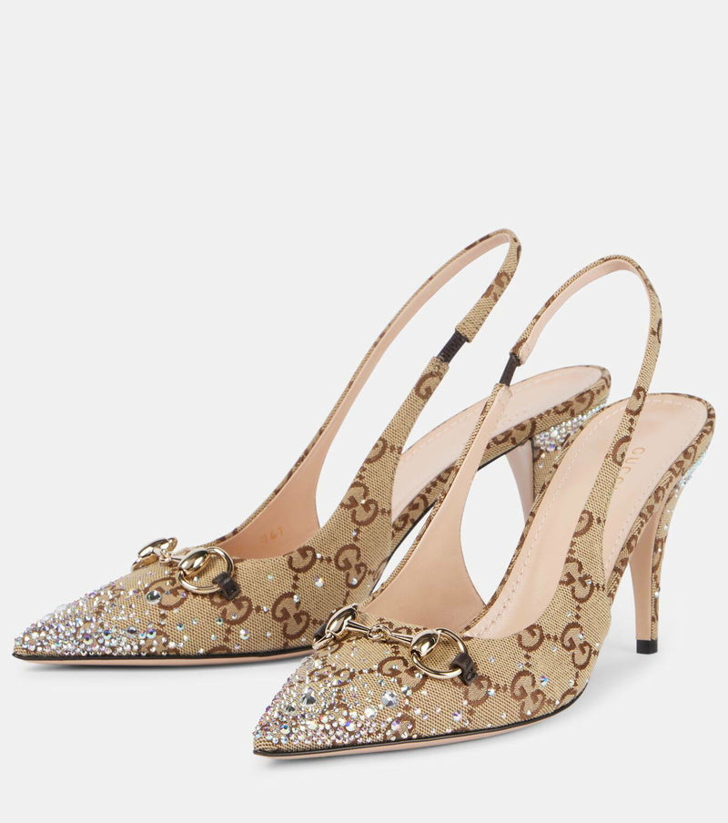 "GG" Slingback Pumps