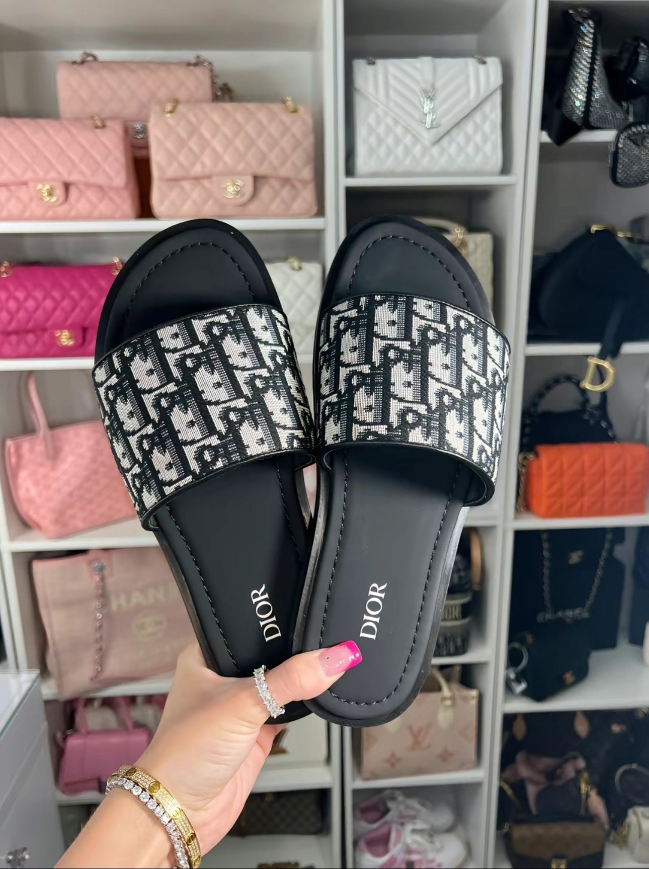 Christy black sandals
