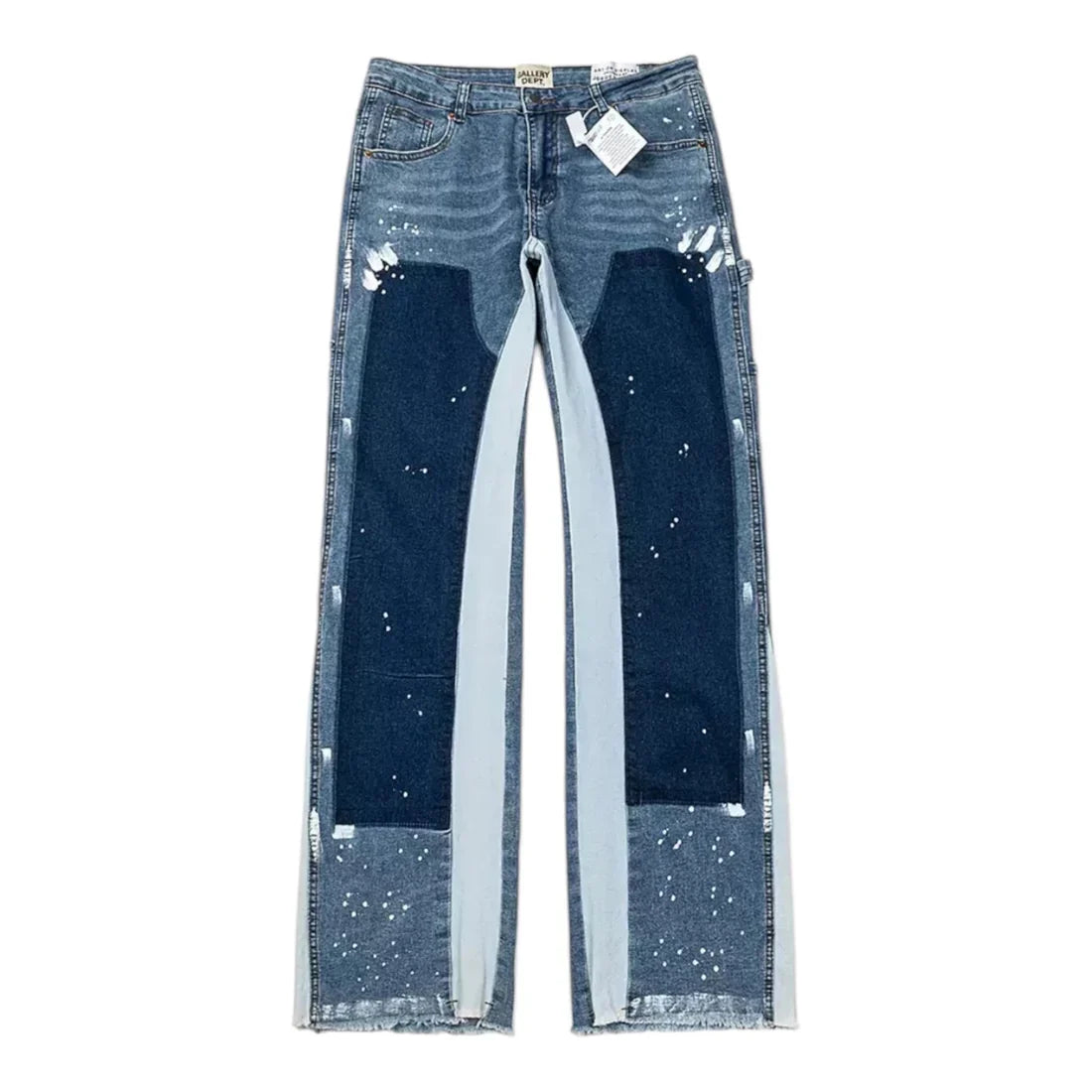 "Blue Patch" Flared Denim