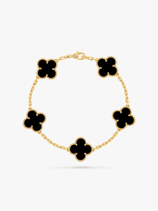 Clover black- Armband