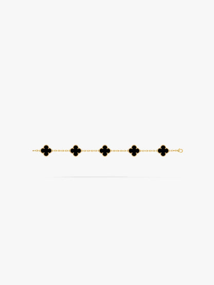 Clover black- Armband