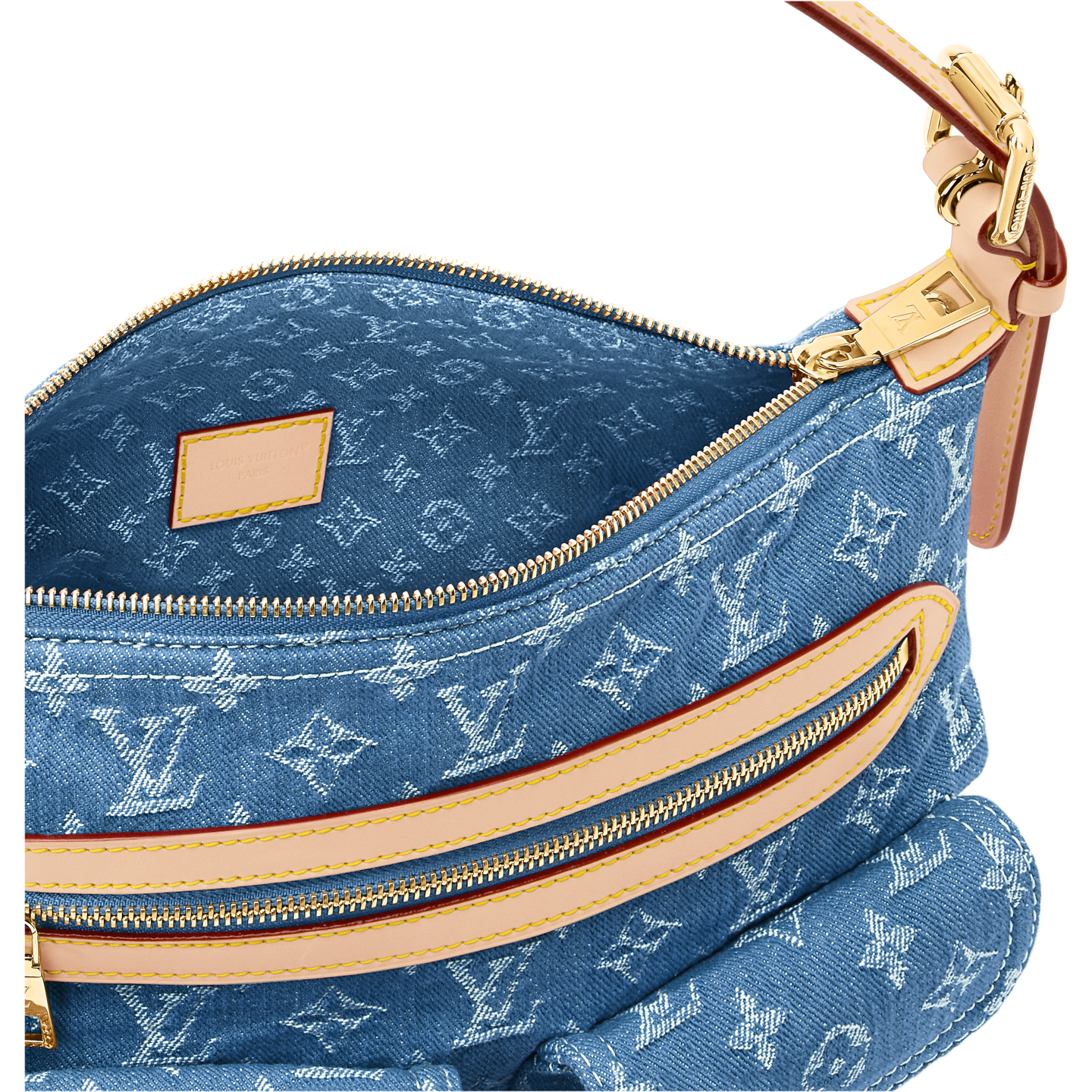 VINTAGE DENIM MESSENGER BAG