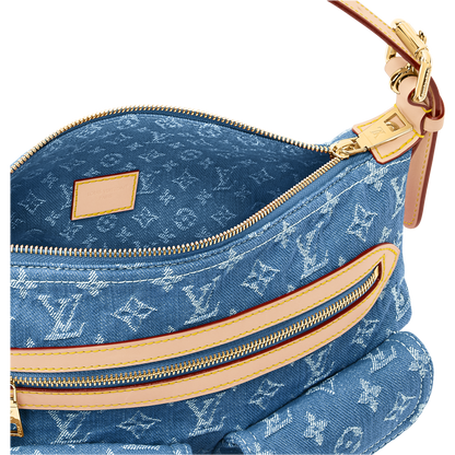VINTAGE DENIM MESSENGER BAG
