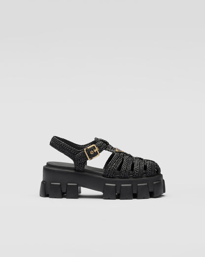Gehäkelte Monolith Sandalen