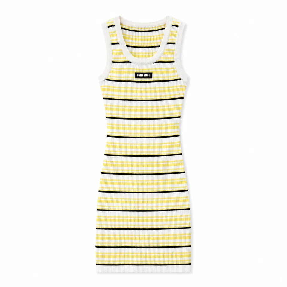 MIU YELLOW DRESS