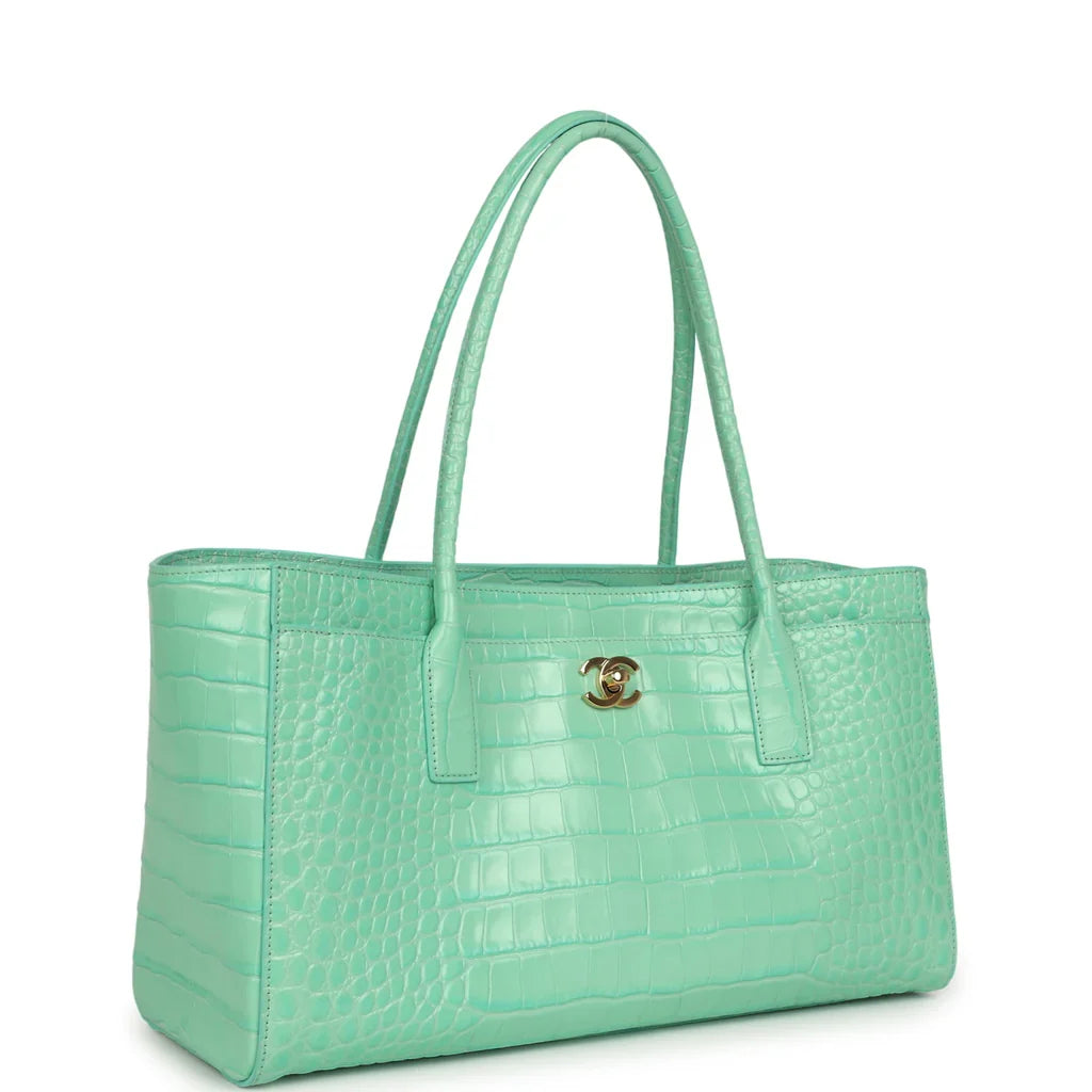 MINT CROCO BAG