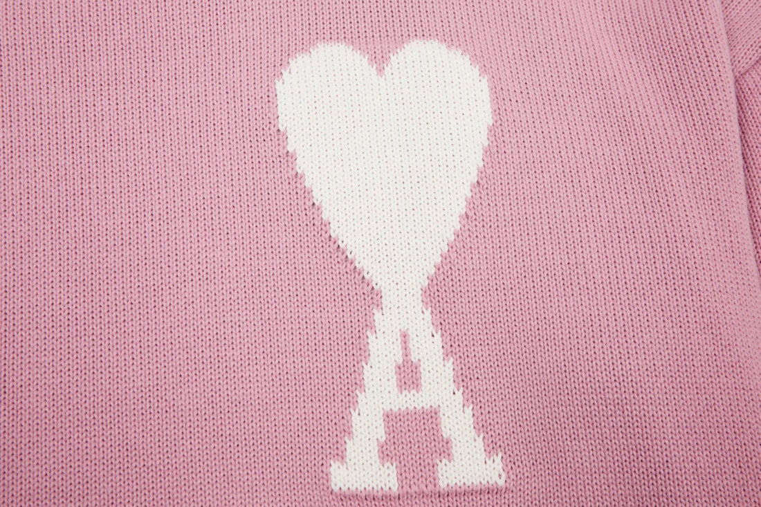 "Heart" Sweater Rose (UNISEX)