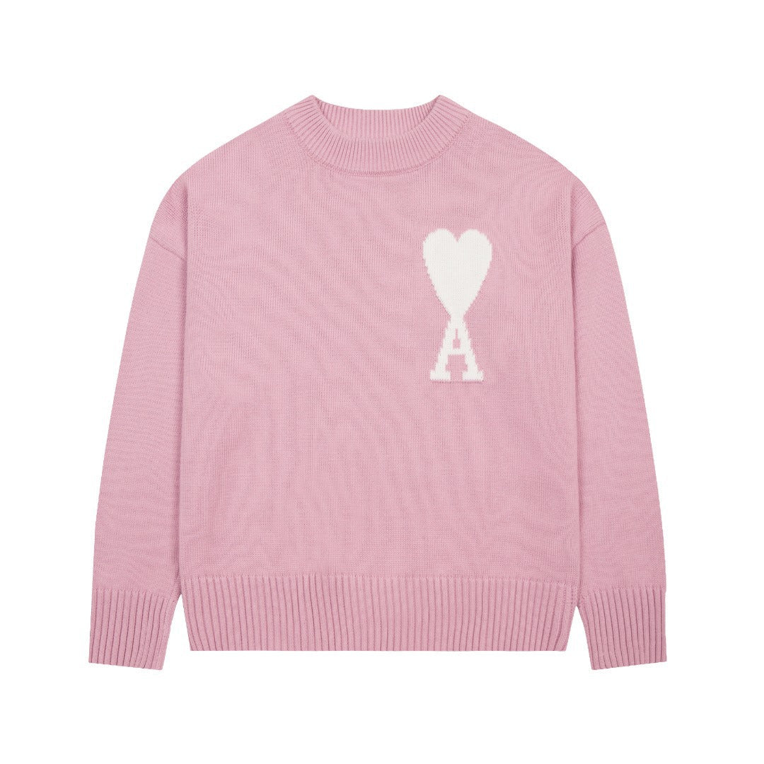 "Heart" Sweater Rose (UNISEX)