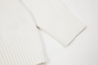 "Heart" Sweater White (UNISEX)