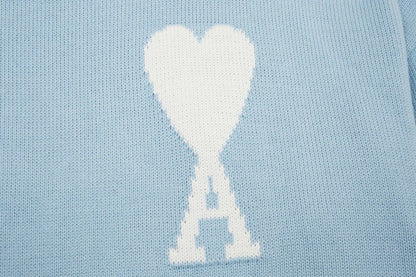 "Heart" Sweater Babyblue (UNISEX)