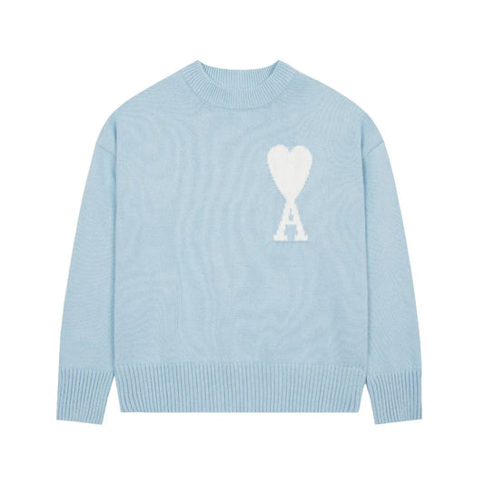 "Heart" Sweater Babyblue (UNISEX)