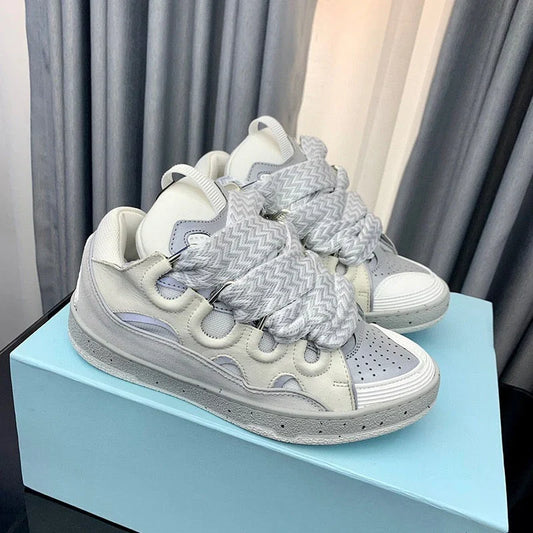 "Curb" Sneaker Grau