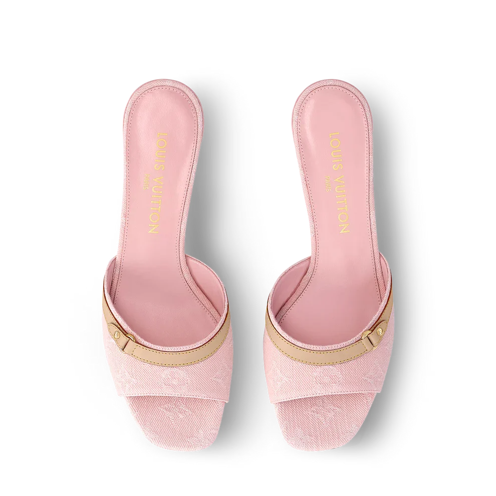 "LV" Kitten Heels