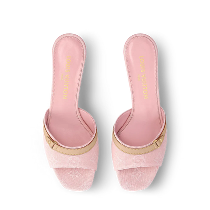 "LV" Kitten Heels