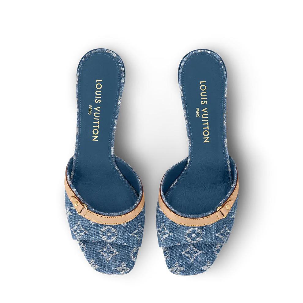 "LV" Kitten Heels
