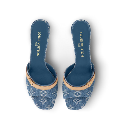"LV" Kitten Heels
