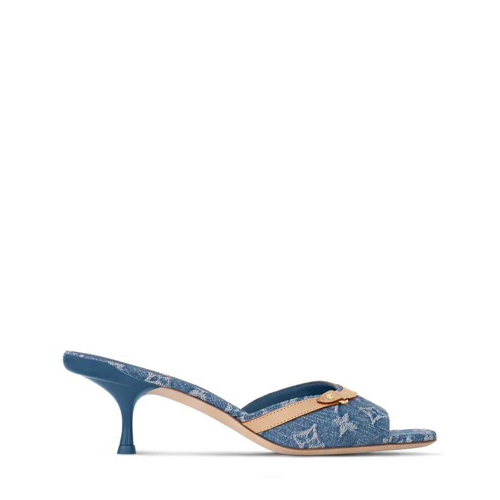 "LV" Kitten Heels
