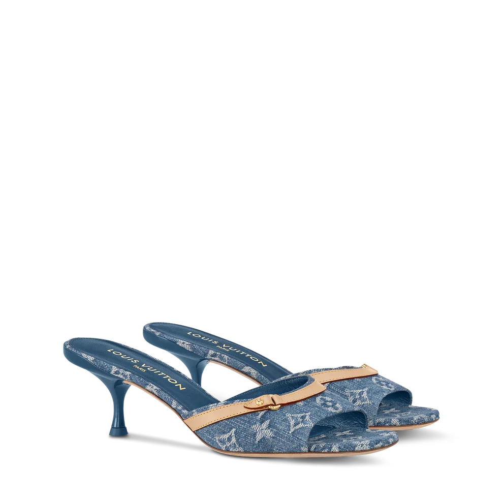"LV" Kitten Heels