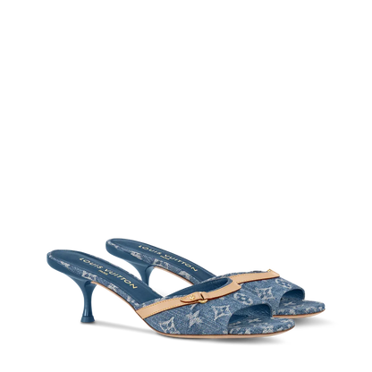 "LV" Kitten Heels